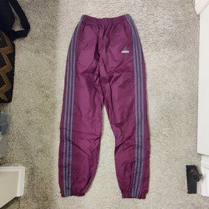 Adidas Burgundy Track Pants | Men's Size SM